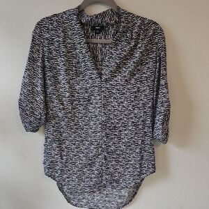 Mossimo Supply Co. Black and White Blouse